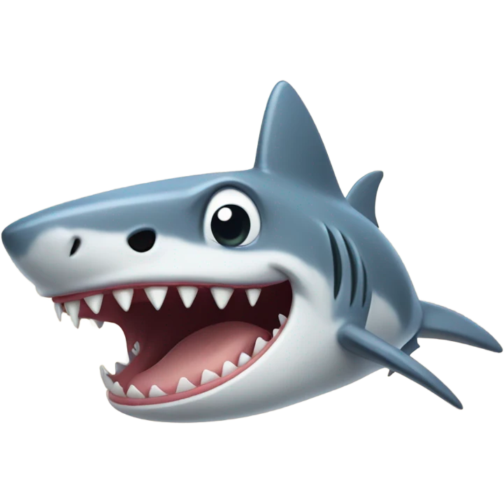 Shark with dog paws emoji