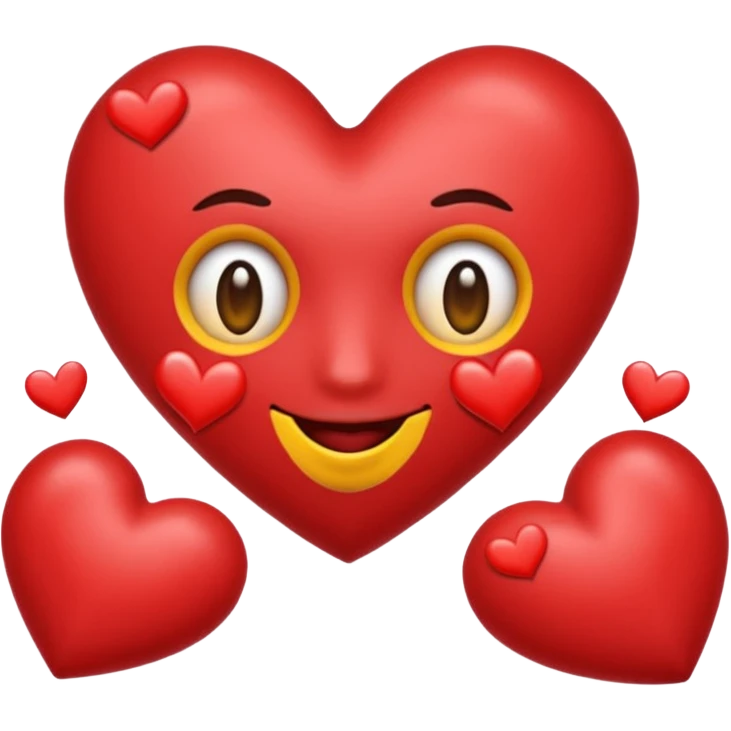 un emoji tosiendo corazones por la boca emoji