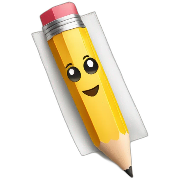 pencil in a bag emoji