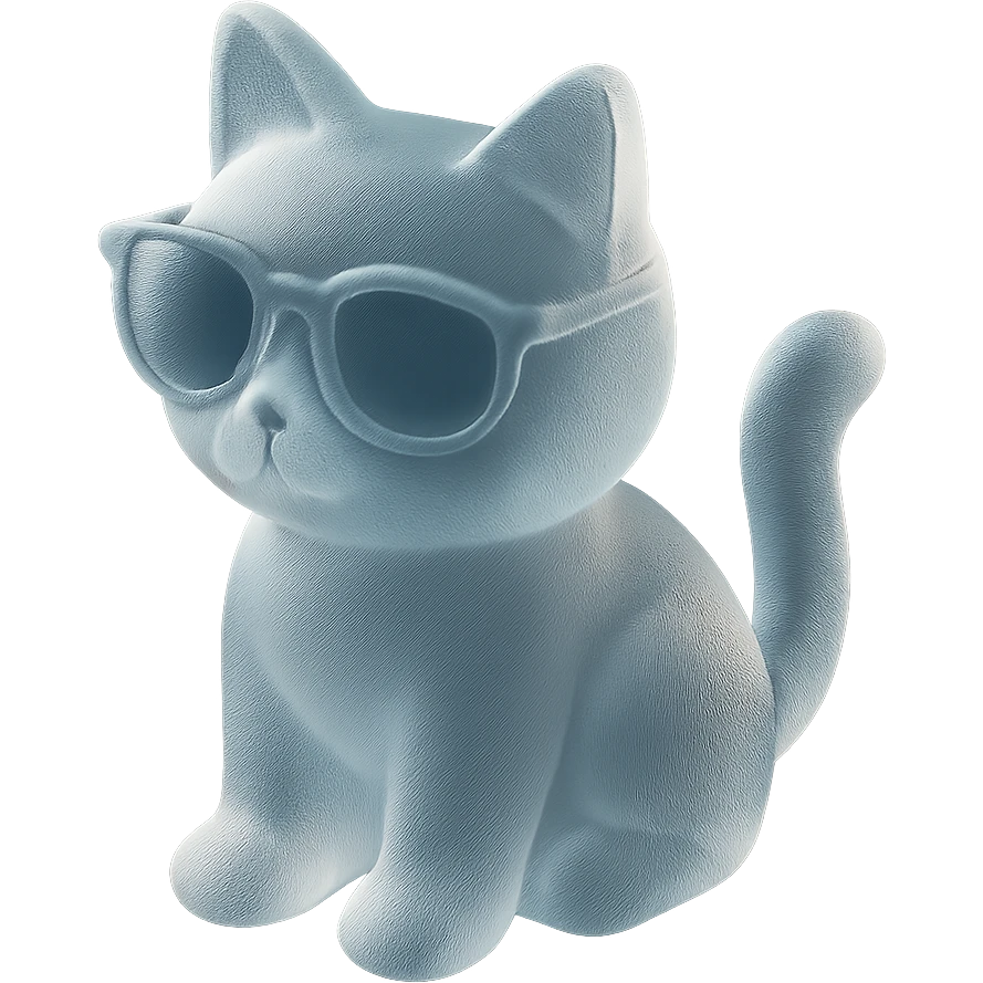 Cat wearing sunglasses emoji