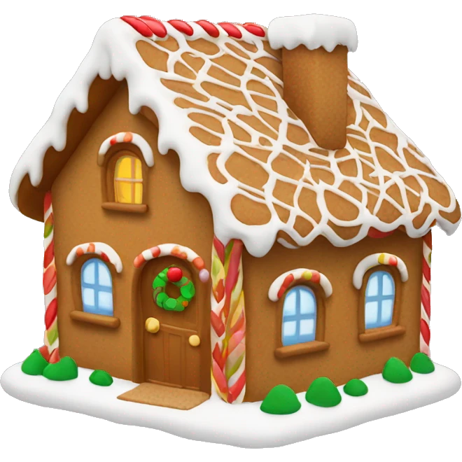 ginger bread house  emoji