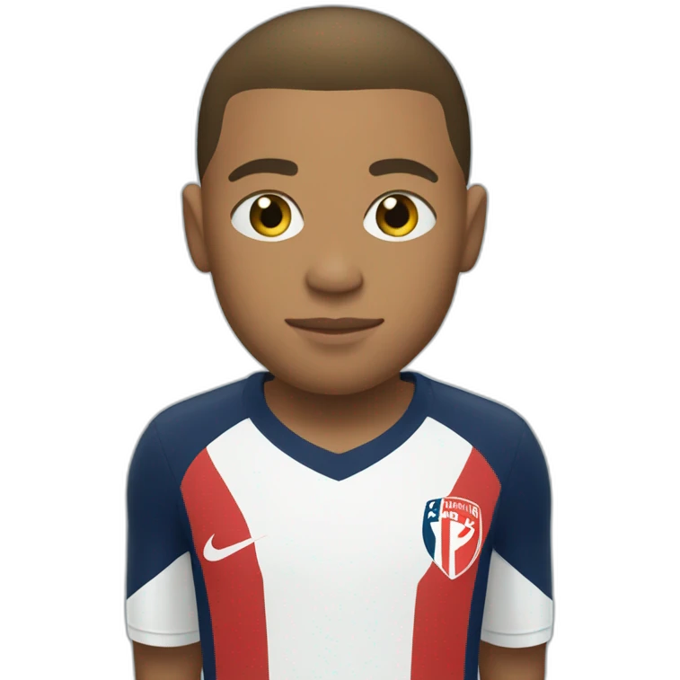 Mbappe with a kip emoji