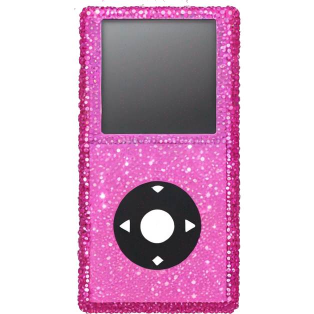 pink bedazzled ipod nano emoji
