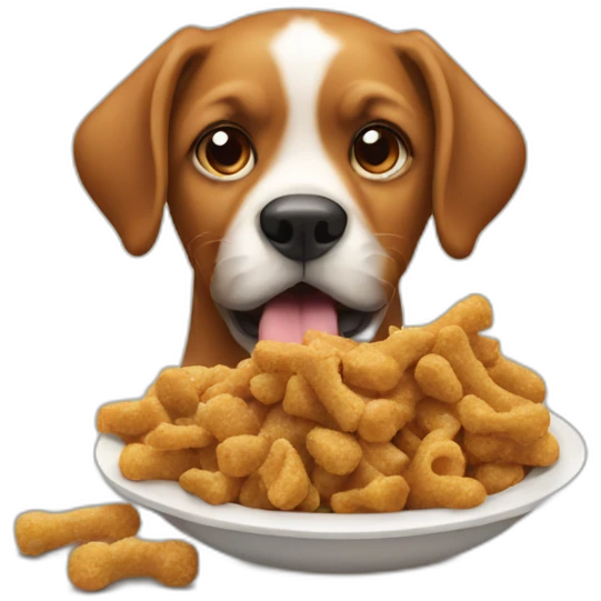 dog eating his crap emoji