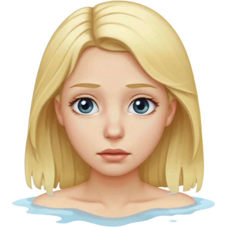 Blonde sick woman emoji