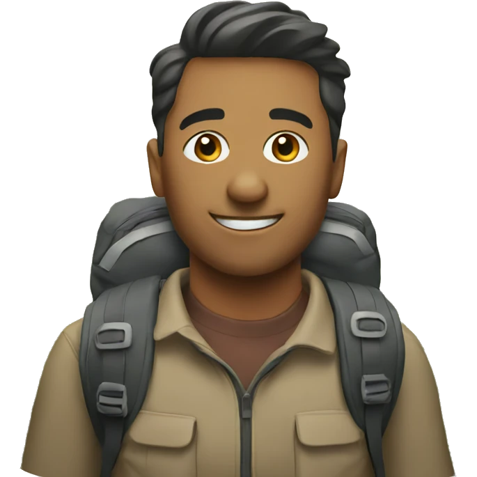 Hiking emoji