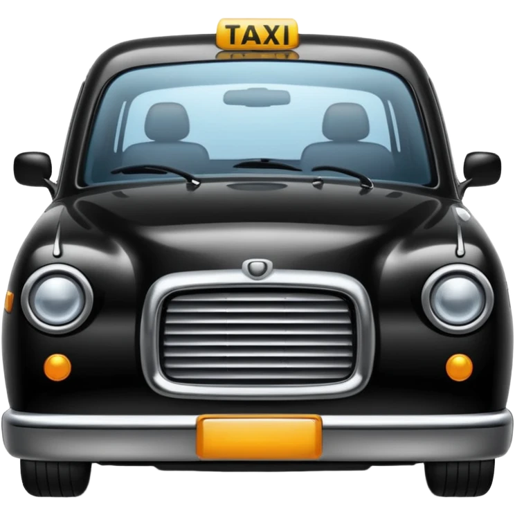 black taxi emoji