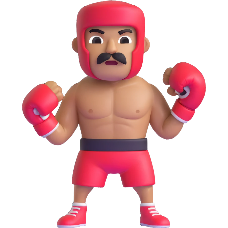 rocky boxer character emoji