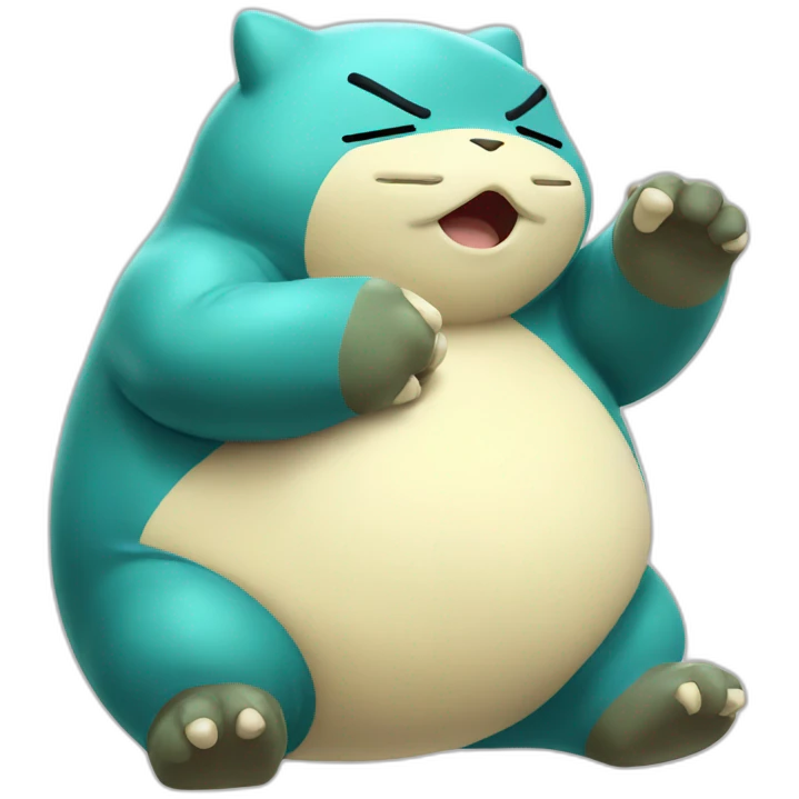 Farting Snorlax emoji