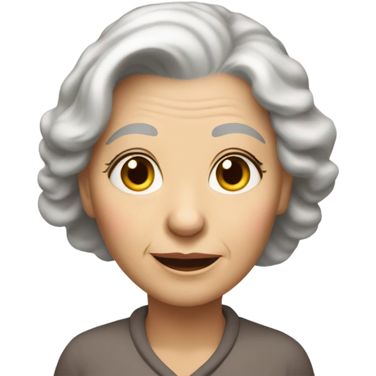 lightskin grandma emoji