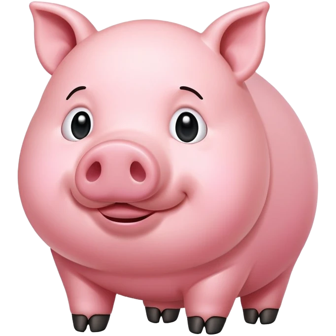 Pig pink  emoji