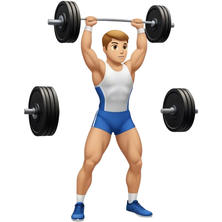 clean and jerk exercise emoji