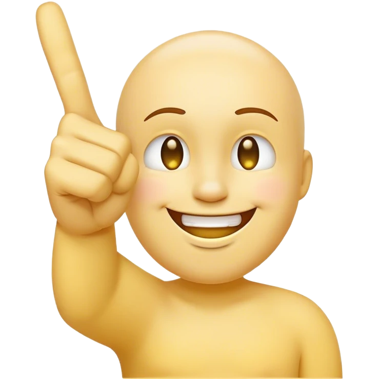 Smile face with midle finger emoji