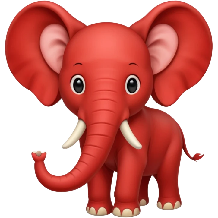 red elephant emoji