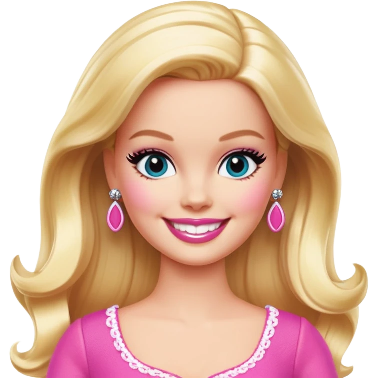 margo robbie as barbie emoji