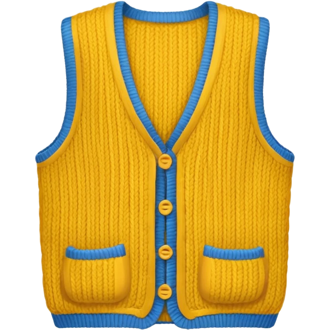 knitting vest emoji