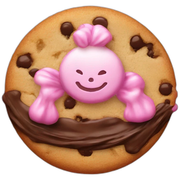 coquette on cookie emoji