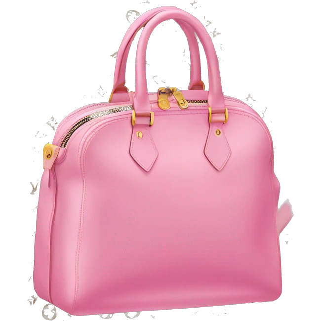 Bag Louis Vuitton pink emoji