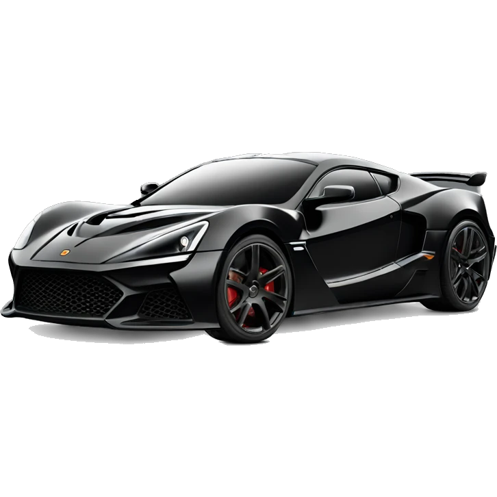 Black Zenvo car emoji