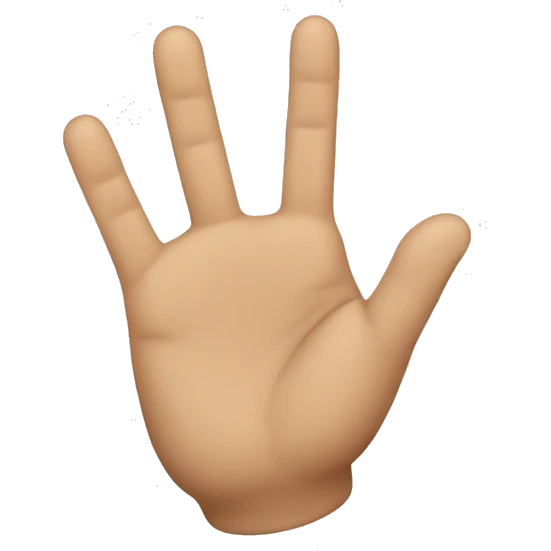 It's a hand like ok but with only 2 fingers emoji