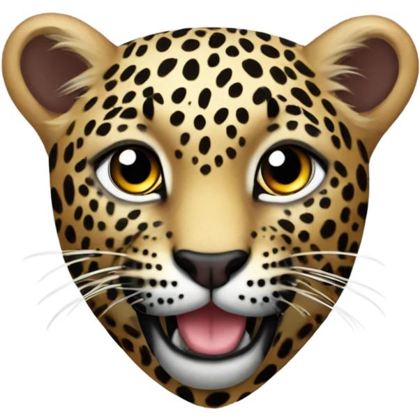 Leopard heart  emoji