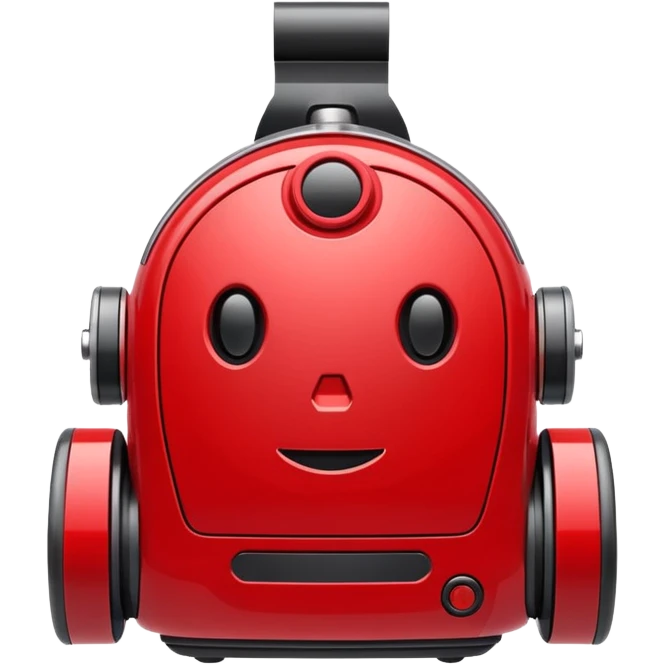 modern vacuum robot apple style emoji emoji