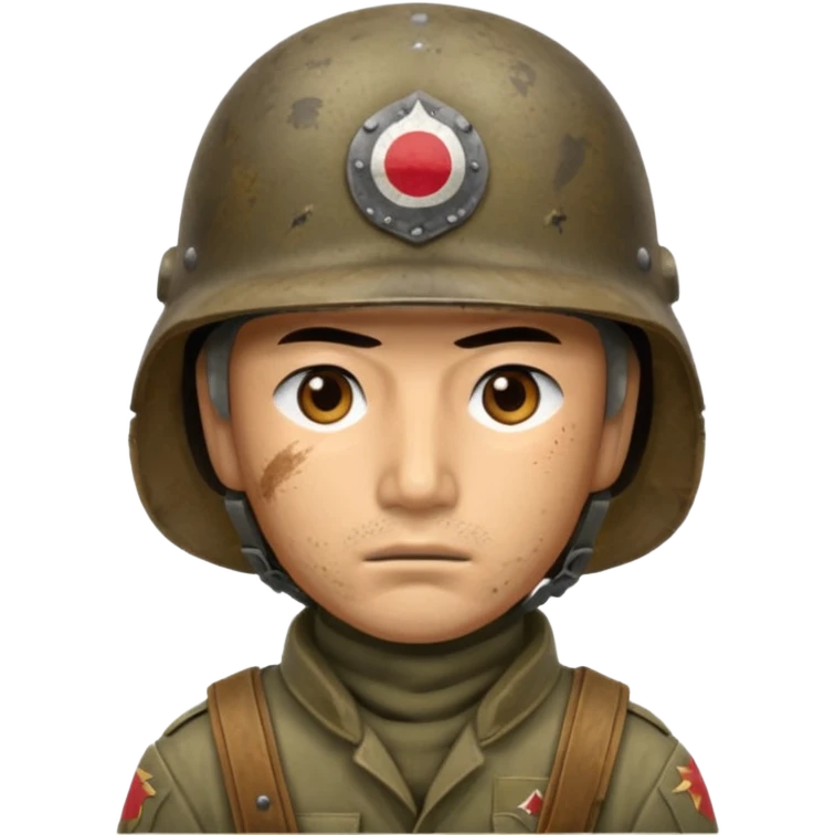japanese ww2 soldier face emoji