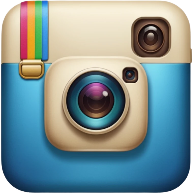 Yıldız şeklinde instagram mavi tikki emoji