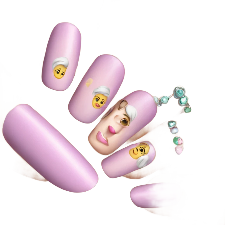 Pretty girl nails emoji