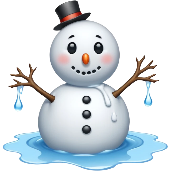 summer snowman  emoji