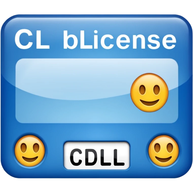 CDL license emoji