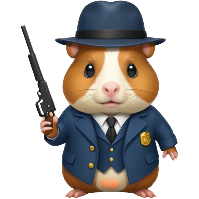 detective guinea pig emoji