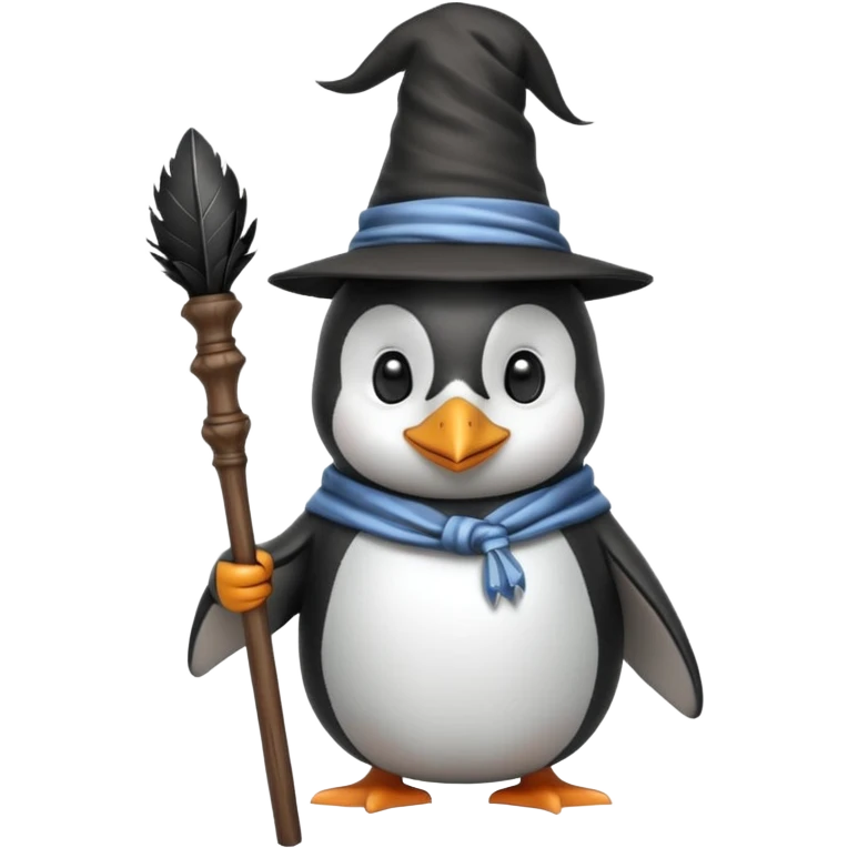 Penguin Wizard emoji