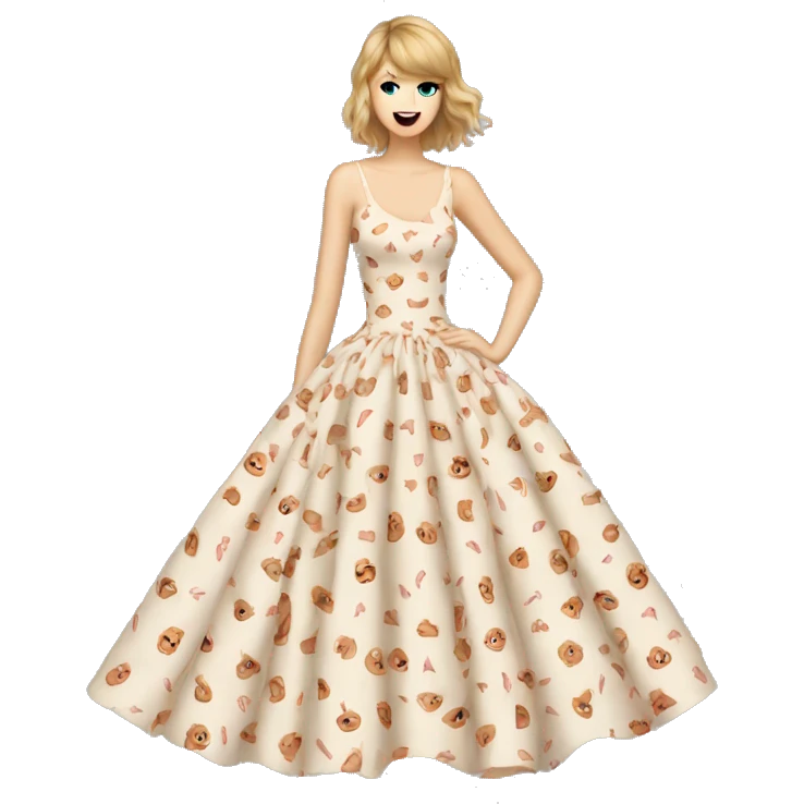 Taylor swift fearless dress emoji