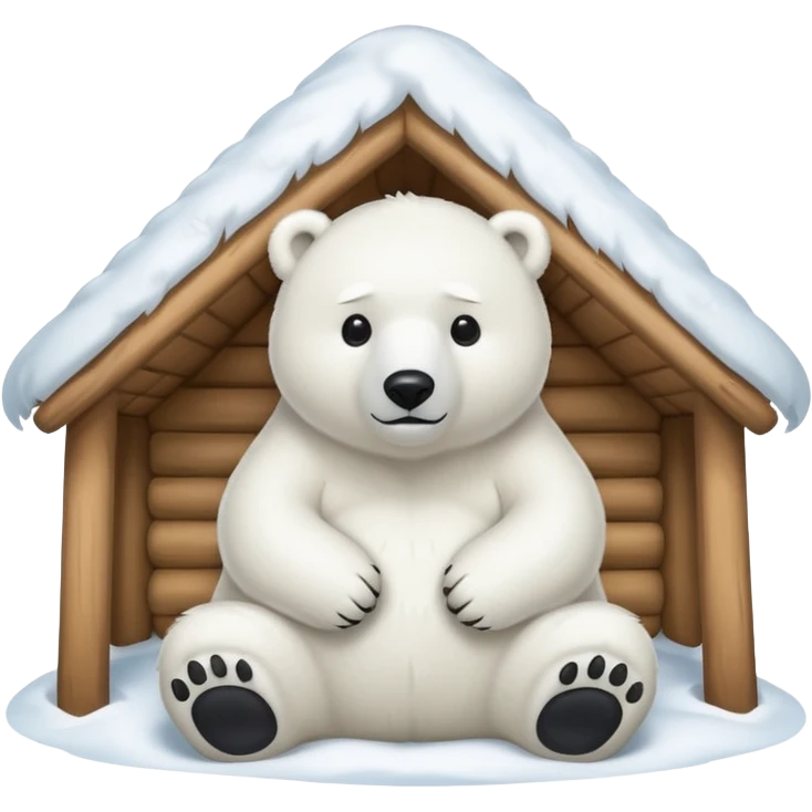 polar bear huts emoji