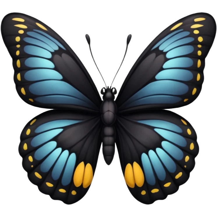 Siyah kelebek emoji