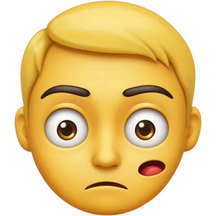 Emoji that shows suspicious reaction  emoji