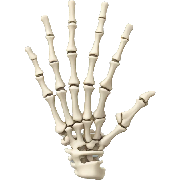 SKELETON HAND  emoji