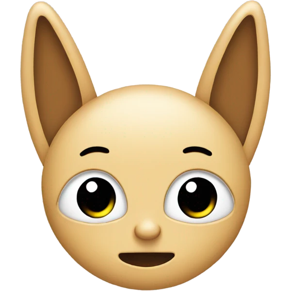 Paper with ears emoji