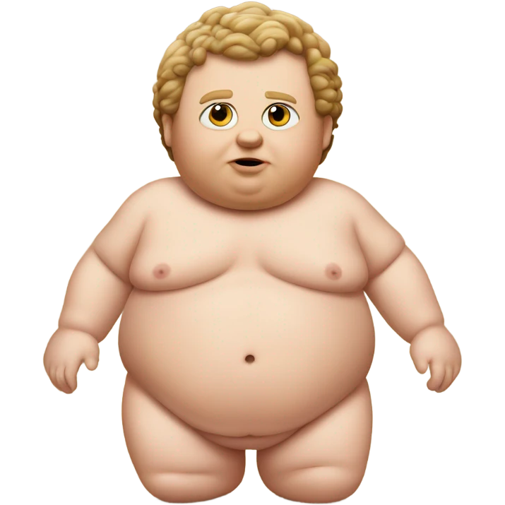Will Ferrell as a fat baby emoji