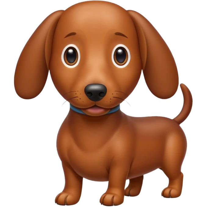 Sausage dog  emoji