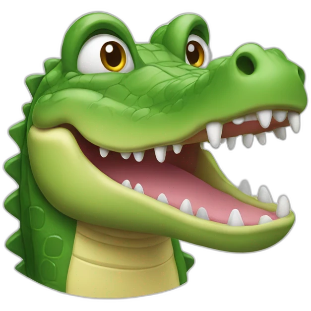 crocodile-smilling emoji