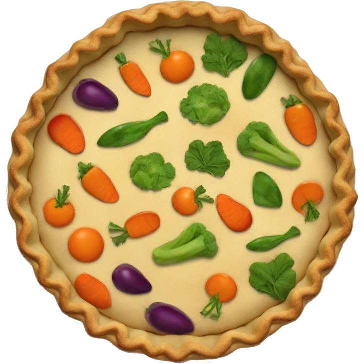 Vegetable pie emoji
