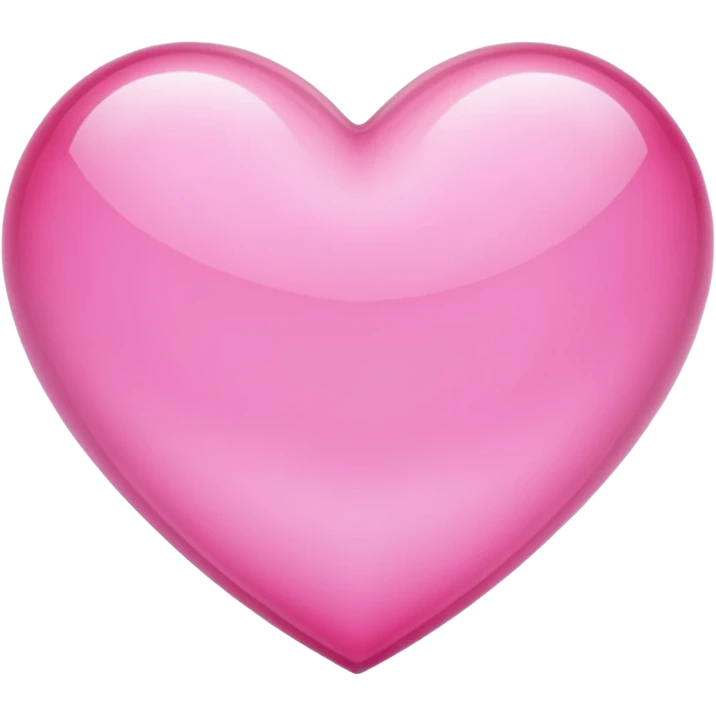 Crystal pink heart emoji