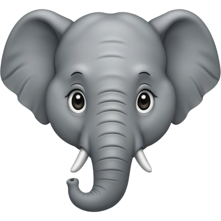 Sad elephant emoji