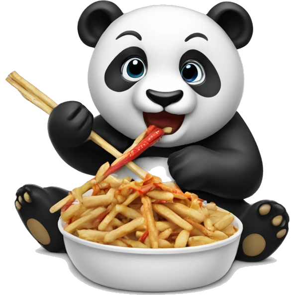 panda express eating canes emoji