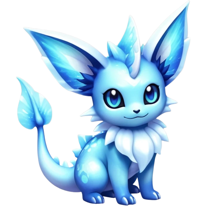 Nebulae Noibat-Vaporeon-Meowstic-Fakémon-hybrid-creature (full body)  emoji