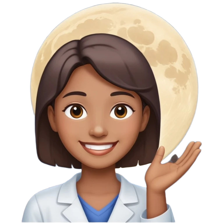 Moon and treating others as you would want to be treated emoji