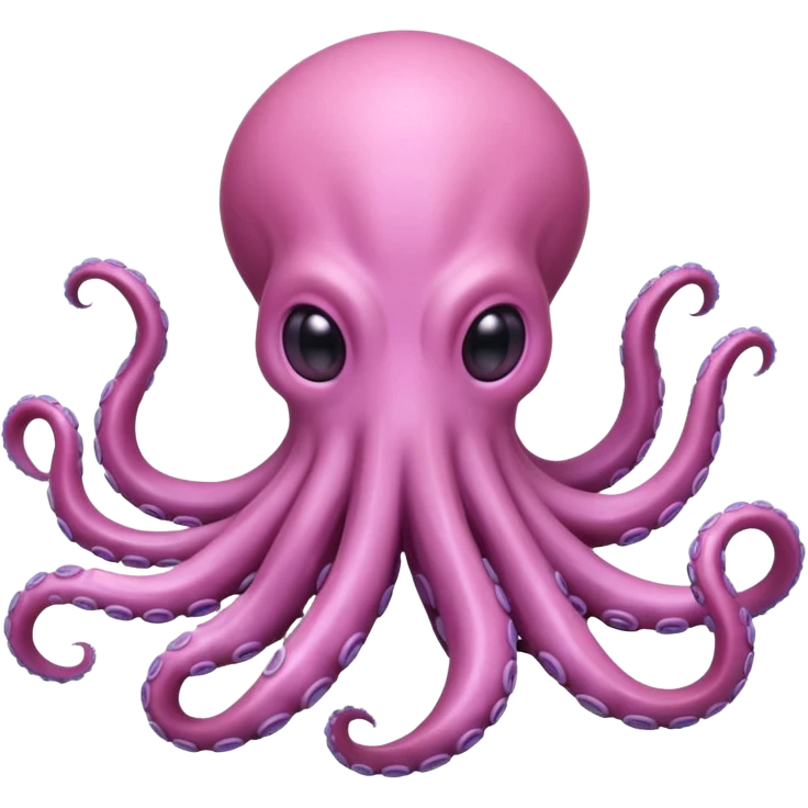 tentacle alien character, octopus-like face, soft glowing skin, alien biology design, cute but weird vibe, 3D cartoon, mobile game icon style, clean background, no text, no watermark
 emoji