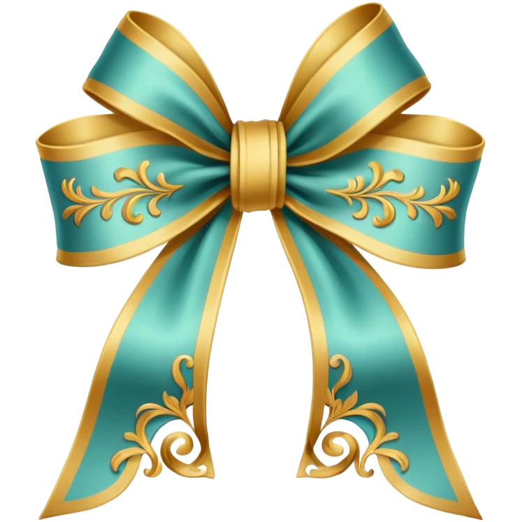 rococo regency ribbon emoji